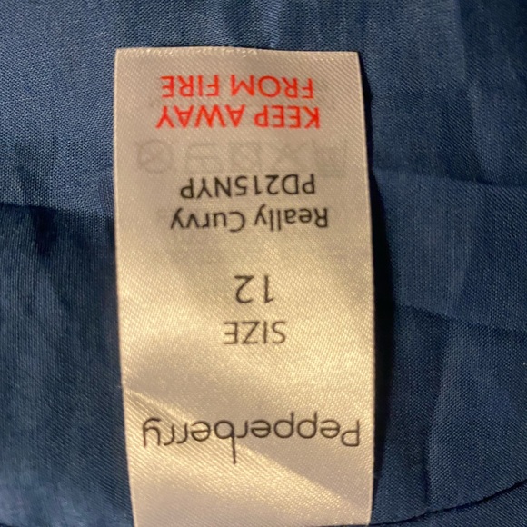 Pepperberry Mid blue patter dress - Picture 6 of 6